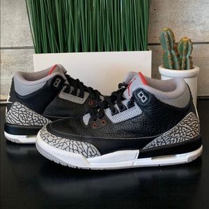Kids Jordan 3 “Black Cement”